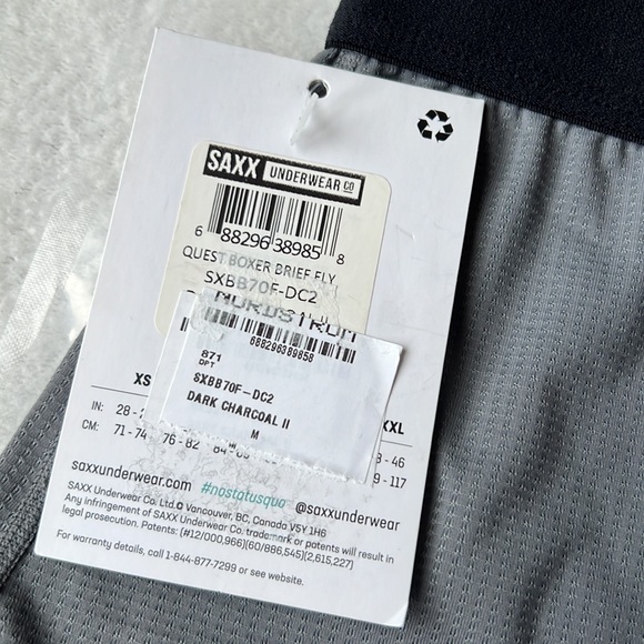 SAXX Ballpark Pouch Quest Quick Dry Mesh Boxer Brief - Picture 12 of 12